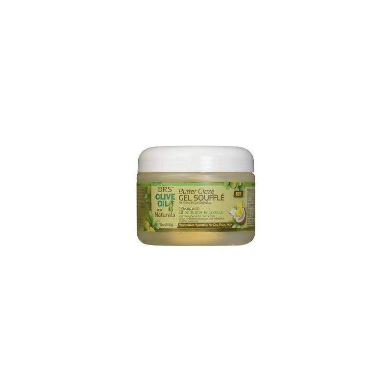 ORS - OLIVE OIL POUR CHEVEUX NATURELS GEL SOUFFE BUTTER GLAZE 340G