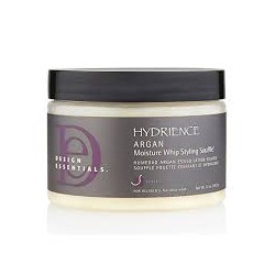 DESIGN ESSENTIALS - HYDRIENCE ARGAN MOISTURE WHIP STYLING SOUFFLE - CREME SOUFFLEE FOUETTEE COIFFANTE ET HYDRATANTE - 340.2G