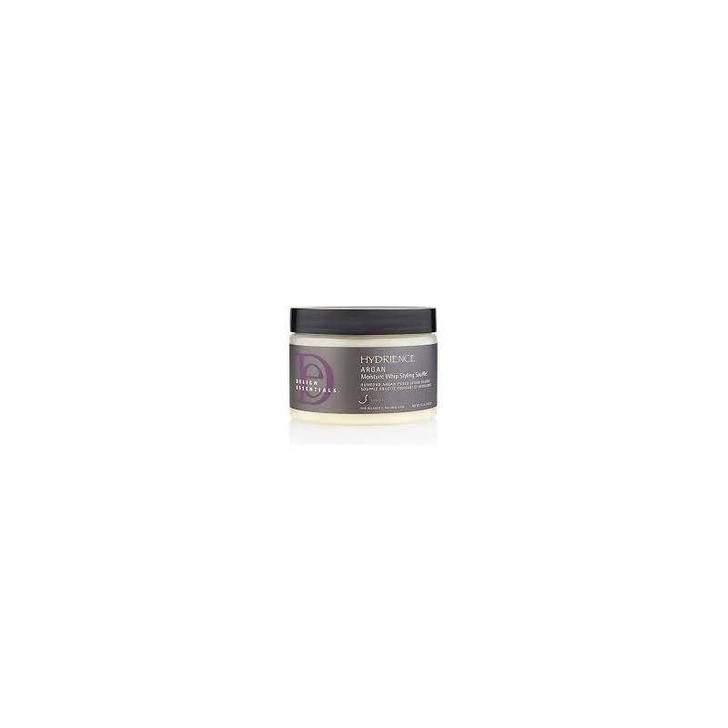 DESIGN ESSENTIALS - HYDRIENCE ARGAN MOISTURE WHIP STYLING SOUFFLE - CREME SOUFFLEE FOUETTEE COIFFANTE ET HYDRATANTE - 340.2G