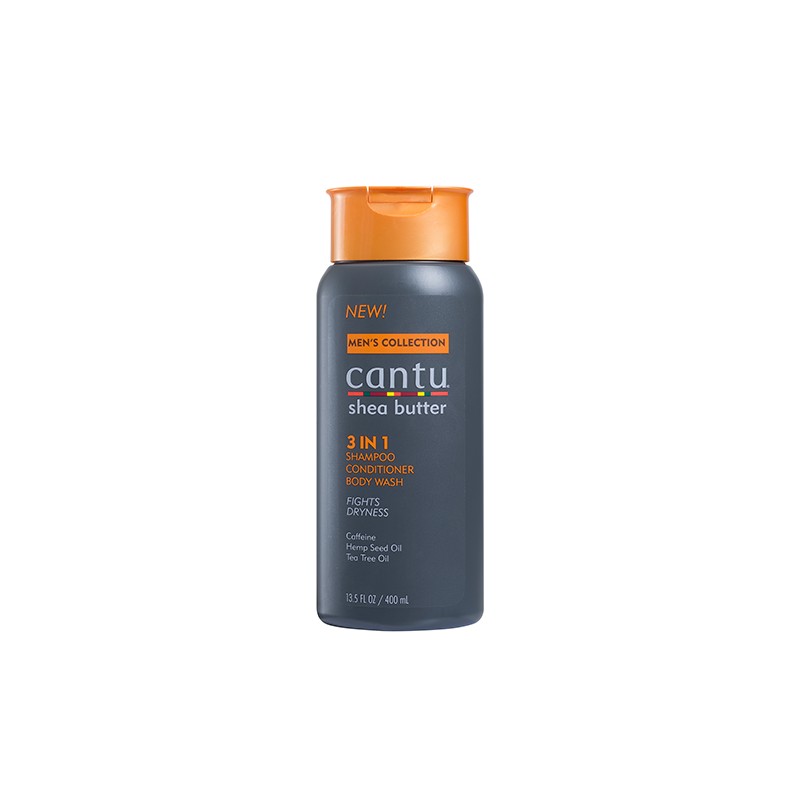 CANTU - MEN'S COLLECTION - 3 in 1 Shampoo, Conditioner, and Body Wash