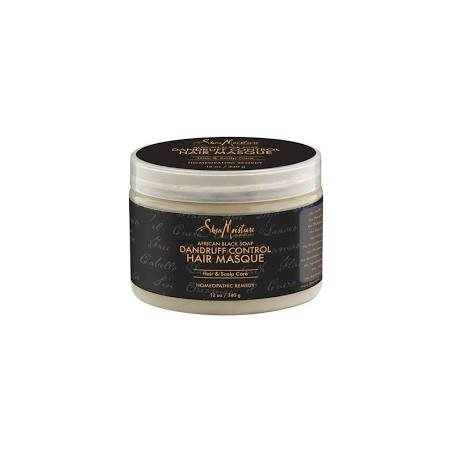 SHEA MOISTURE AFRICAN BLACK SOAP MASQUE CAPILLAIRE ANTI-PELLICULAIRE  340G