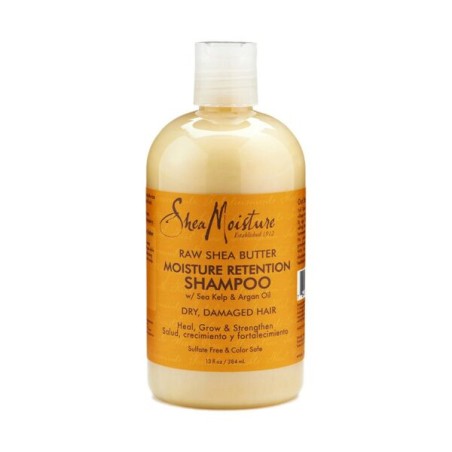 SHEA MOISTURE - RAW SHEA BUTTER - SHAMPOING MOISTURE RETENTION 384ml