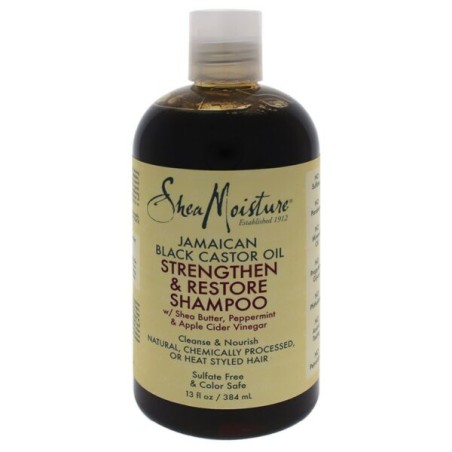 SHEA MOISTURE - JAMAICAN BLACK CASTOR OIL - SHAMPOING FORTIFIANT ET RÉPARATEUR 384ml