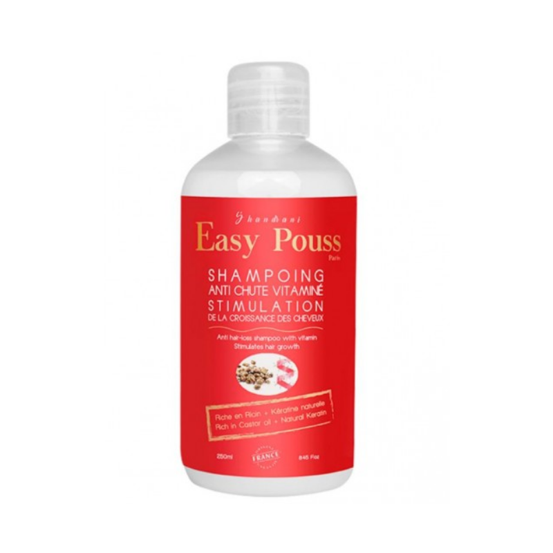 EASY POUSS - SHAMPOING ANTI-CHUTE VITAMINE STIMULATION DE LA CROISSANCE DES CHEVEUX  250ML