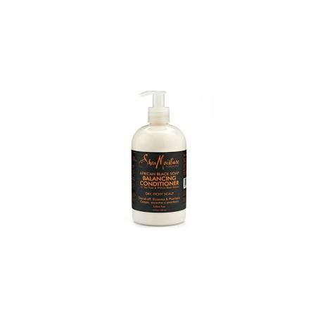 SHEA MOISTURE AFRICAN BLACK SOAP CONDITIONNEUR ÉQUILIBRANT 384ML