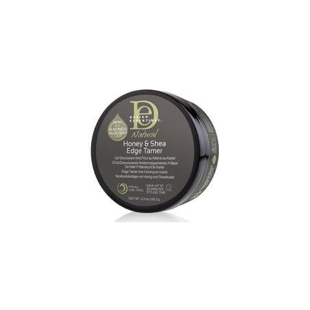 DESIGN ESSENTIALS - HONEY & SHEA EDGE TAMER - GEL STRUCTURANT ANTI FRIZZ AU MIEL ET AU KARITE - 65.2G