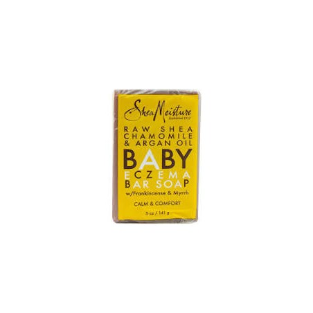 SHEA MOISTURE BABY BEURRE DE KARITE CAMOMILLE OIL DE RUB ET ARGAN SAVON EN BARRE 142G