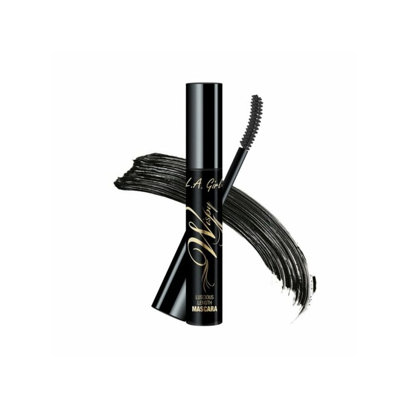 LA GIRL - WISPY MASCARA LUCIOUS LENGTH - MASCARA EFFET VOLUME LONGUE DUREE GMS646 VERY BLACK 8ML