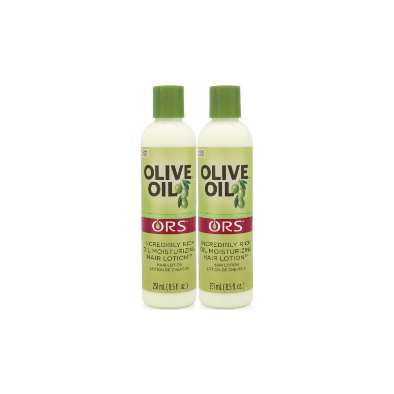 ORS - OLIVE OIL - LOT DE 2 MOISTURIZING HAIR LOTION 251 ML