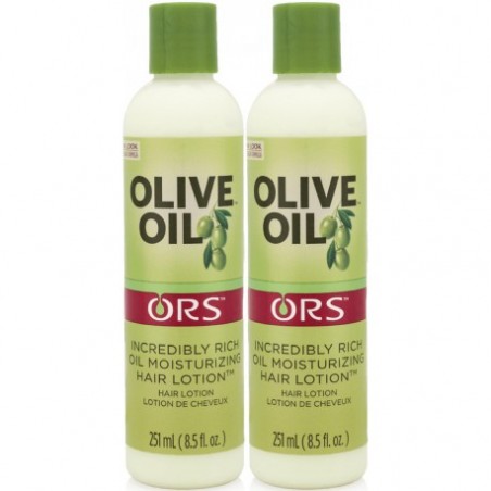 ORS - OLIVE OIL - LOT DE 2 MOISTURIZING HAIR LOTION 251 ML