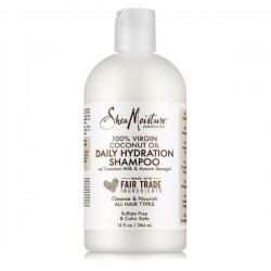 SHEA MOISTURE - 100 % VIRGIN COCONUT OIL - SHAMPOOING HYDRATANT QUOTIDIEN 384ml