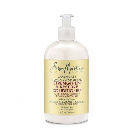 SHEA MOISTURE - JAMAICAN BLACK CASTOR OIL - CONDITIONER FORTIFIANT ET RÉPARATEUR FLACON 384ml