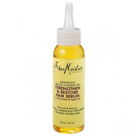 SHEA MOISTURE - JAMAICAN BLACK CASTOR OIL - SÉRUM FORTIFIANT ET RÉPARATEUR 59ml