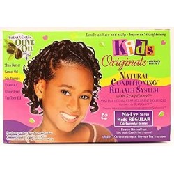 AFRICA BEST KIDS ORGANICS CONDITIONING NO LYE RELAXER SYSTEM REGULAR KIT