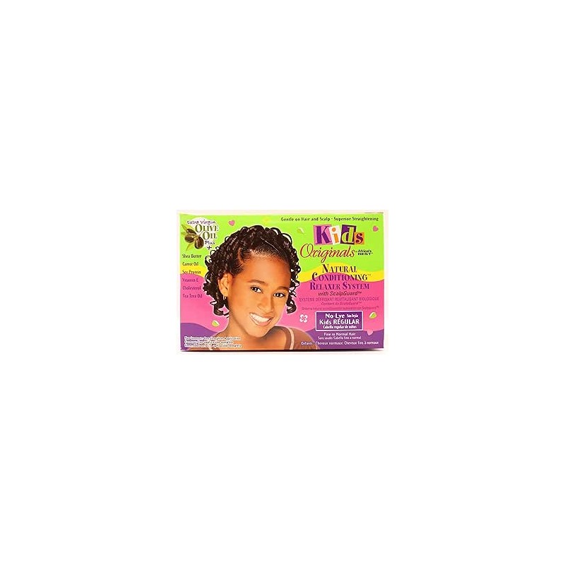 AFRICA BEST KIDS ORGANICS CONDITIONING NO LYE RELAXER SYSTEM REGULAR KIT