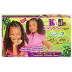 AFRICA BEST KIDS ORGANICS OLIVE OIL HAIR SOFTENING SYSTEM KIT