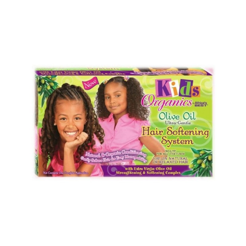 AFRICA BEST KIDS ORGANICS OLIVE OIL HAIR SOFTENING SYSTEM KIT